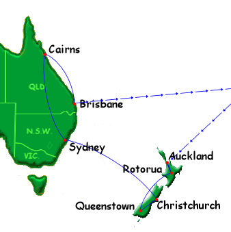 New Zealand, Sydney & Cairns [L37]